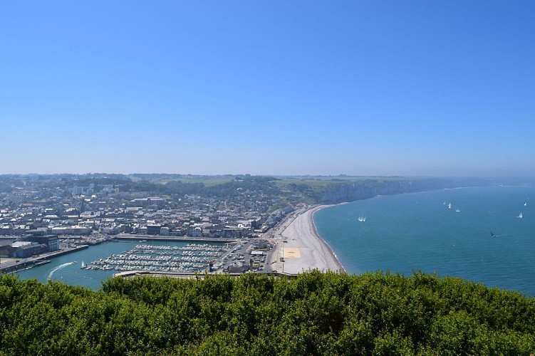 LE CAP FAGNET / LE PARC EOLIEN - FECAMP
