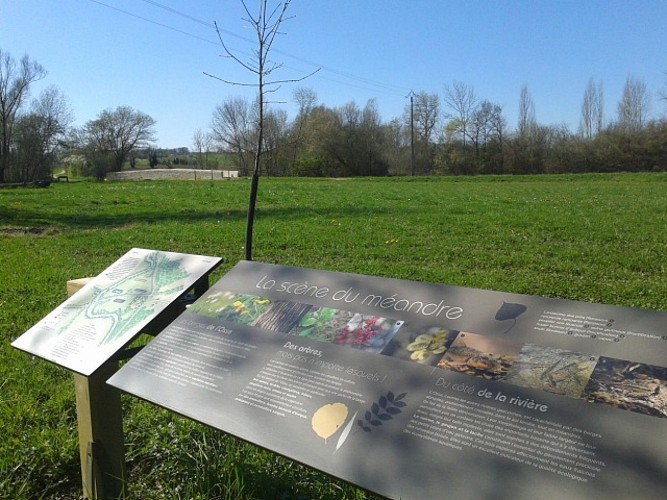 Pont de Lartigue Entre Larressingle et Beaumont
