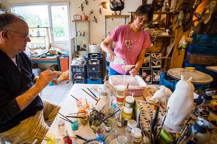 Céramique et raku avec Hélène et Michel