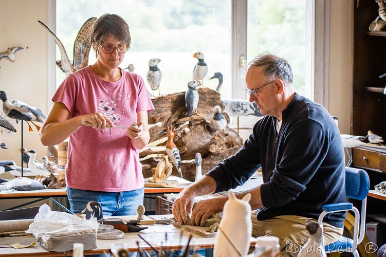 Céramique et raku avec Hélène et Michel