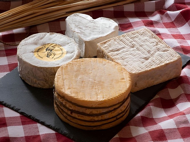 Plateau de fromages de la fromagerie Livarot