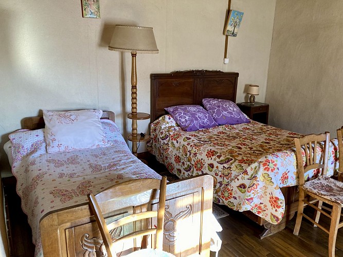 Chambre 1 meublé de Lafaux