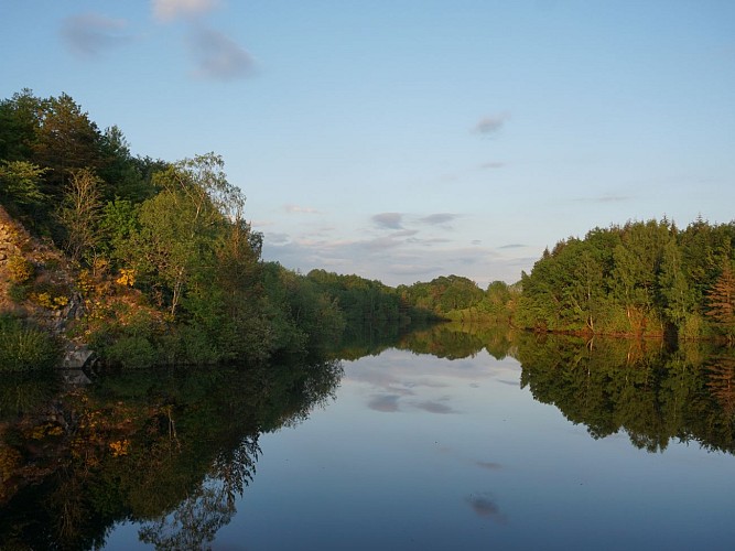 Lastioulles reservoir (fishing site)