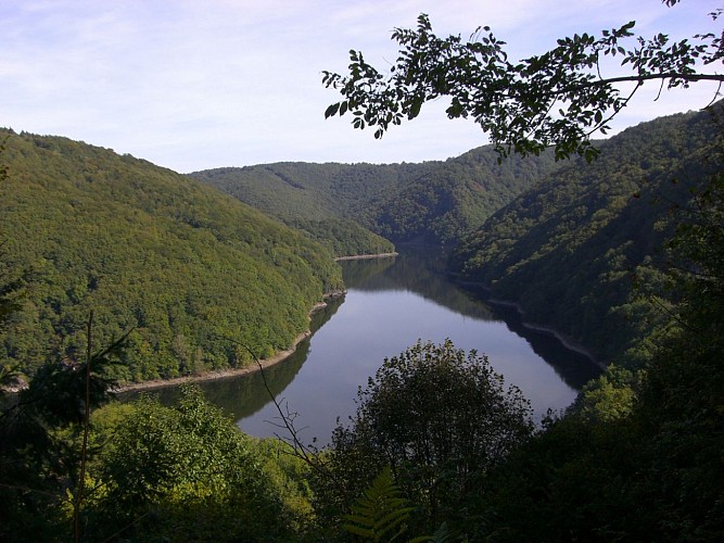 Retenue de l'Aigle (site de pêche)