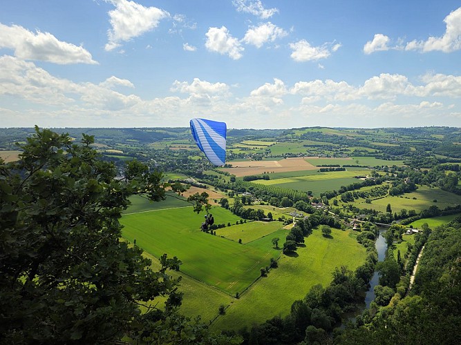 biplace parapente vallée de clécy saint omer