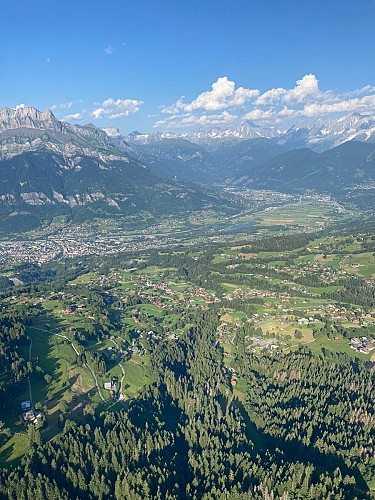 Decollo da Tête du Planet