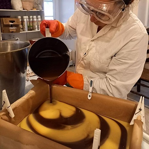 Des vignes et des ânes -fabrication