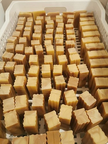 Des vignes et des ânes - découpe savons