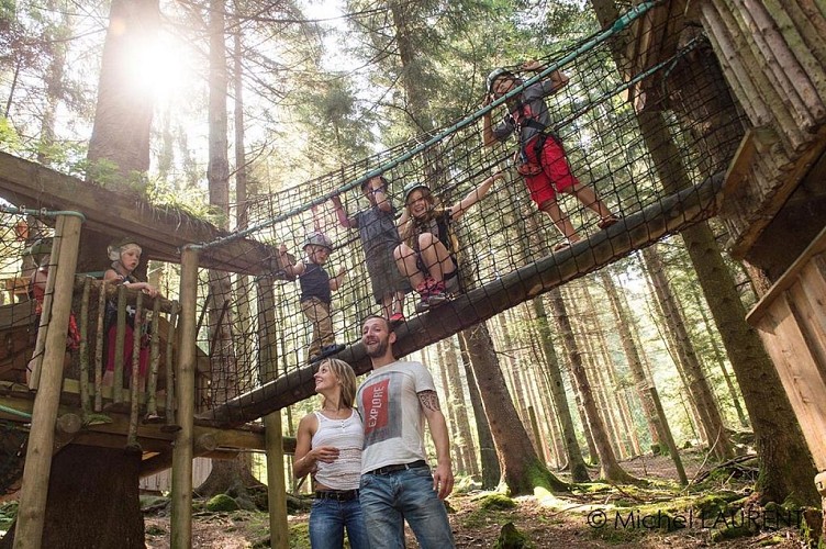 Bol d'air le parcours des aventuriers à La Bresse