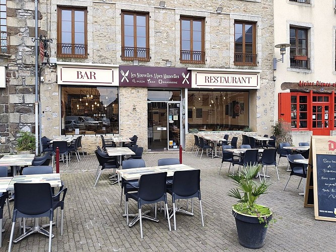 Restaurant Les Nouvelles Alpes Mancelles - Fresnay-sur-Sarthe - terrasse