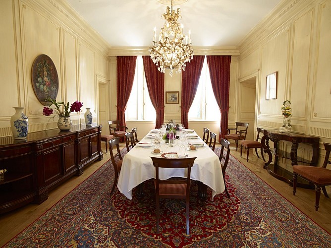 salle à manger Château de la Dauphine