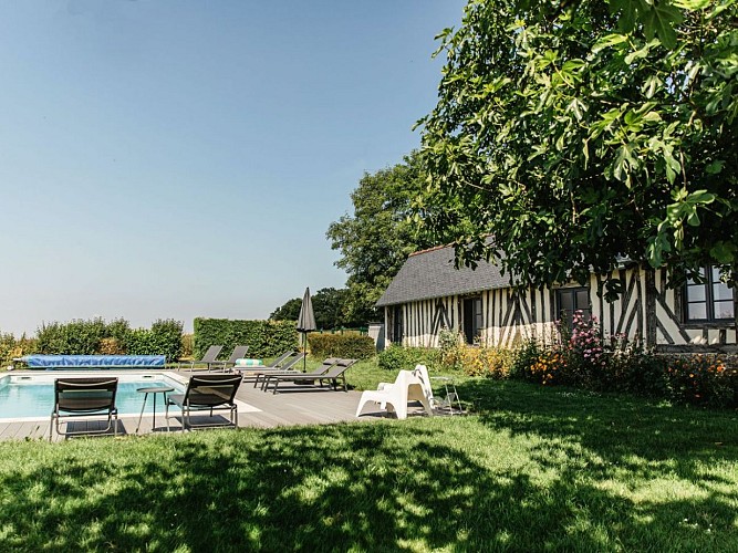 La Maison Pomme - Beuvron-en-Auge - La piscine