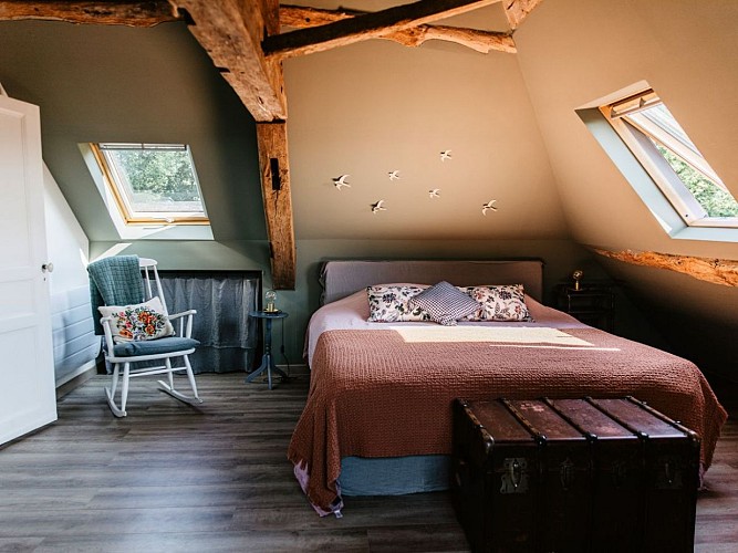 La Maison Pomme - Beuvron-en-Auge - La chambre verte