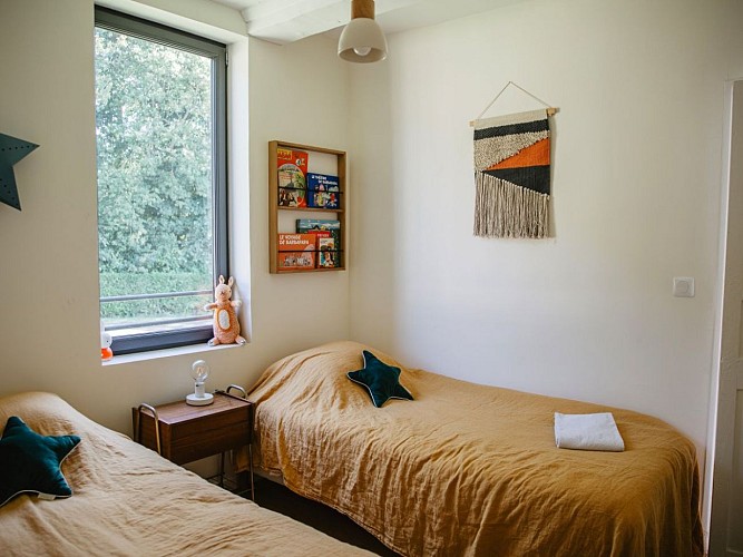 La Maison Pomme - Beuvron-en-Auge - La chambre jaune
