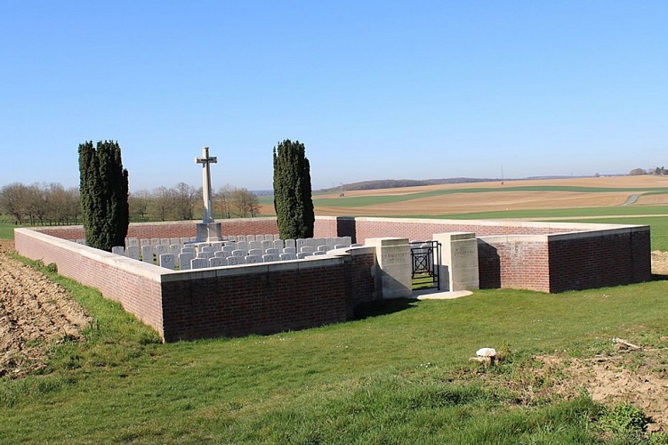 Le cimetière britannique de Rancourt