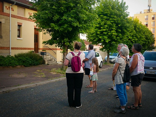 Visite de la cité jardin