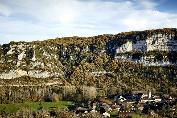 Panorama sur la vallée du Célé