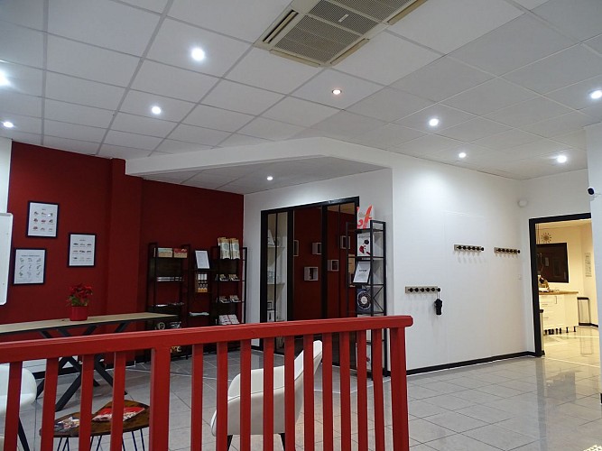 Vue depuis l'entrée