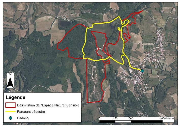 Espace Naturel Sensible Etang de Bas et Falaises de Ravières