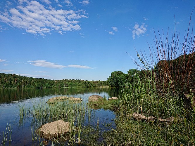 Lac naturel de La Crégut