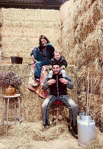 La Ferme Bidalot à Issor : Maxime, Maite et Valentin