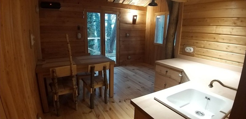 Cabane sur pilotis du Surizet