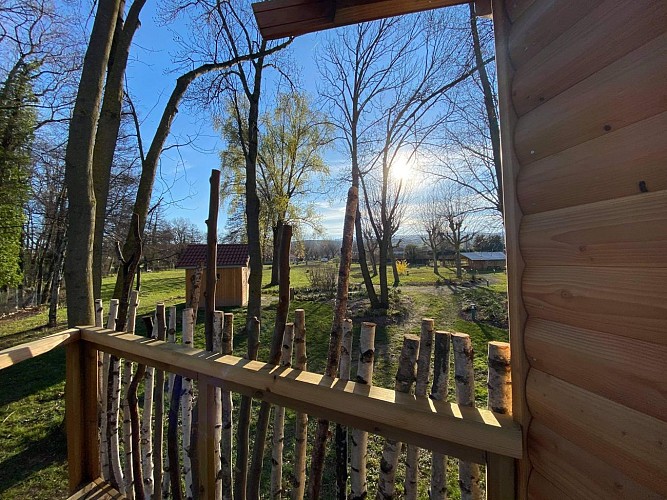 Cabane sur pilotis du Surizet