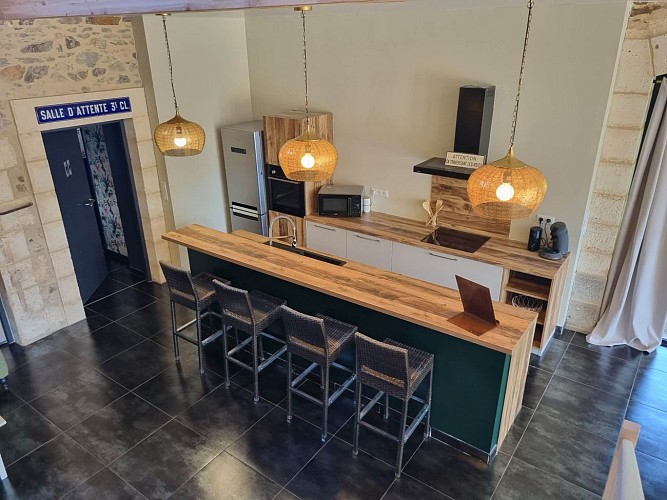 Le Quai - Vue cuisine