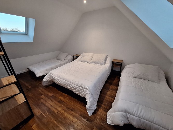 Plaisir Creusois - Chambre familiale dernier étage 