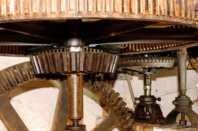 Minoterie du Moulin l'Abbé : les engrenages