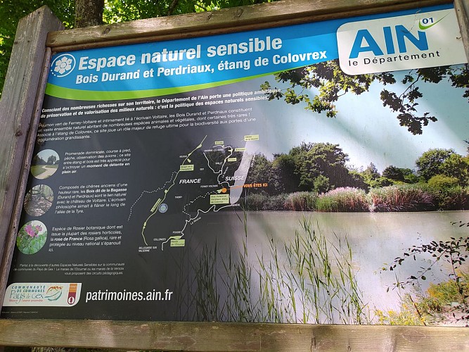 Etang de Colovrex, ENS de l'Ain