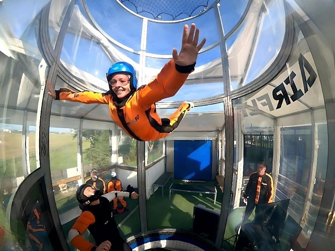 Vol en simulateur de chute libre Normandie