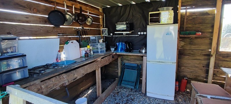 cuisine extérieure cabanes