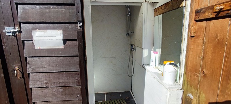 camping la porte douche