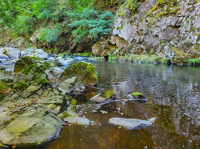 Les gorges de la Rhue
