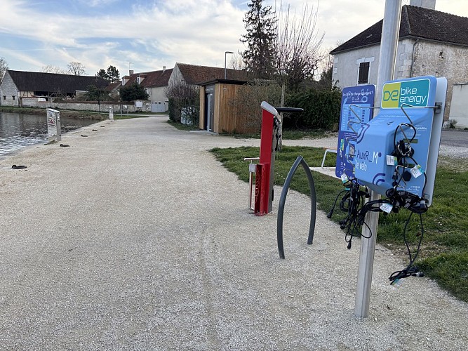 Halte Vincelles bourg vélo