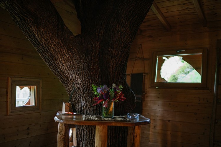La cabane perchée - Colline de boutiès