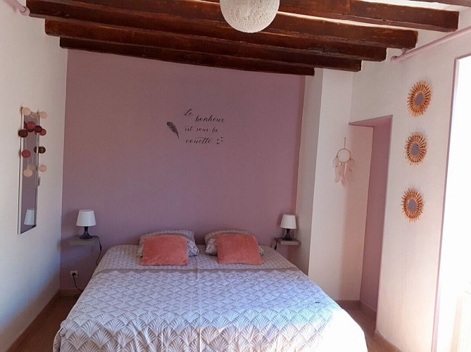 Les Aires Avoisiennes - Chambre rose