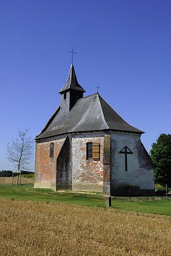 La chapelle du Try-au-Chêne et la potale Notre-Dame d’Alsemberg