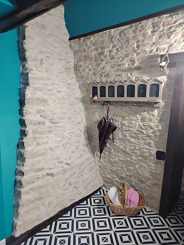 Chambre-dhotes-fleurey-dessoubre-la cheminée du Tuyé