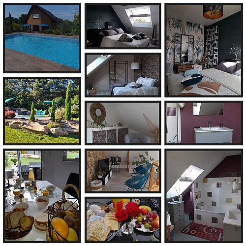 Chambres d'hôtes dans un écrin de verdure