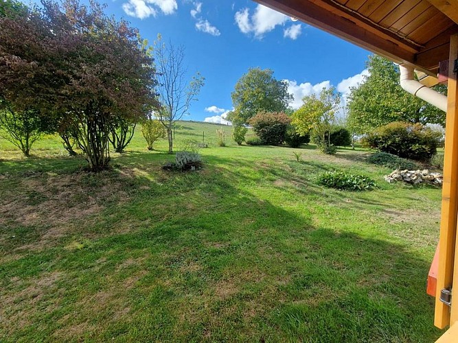 Vue chalet terrasse bis