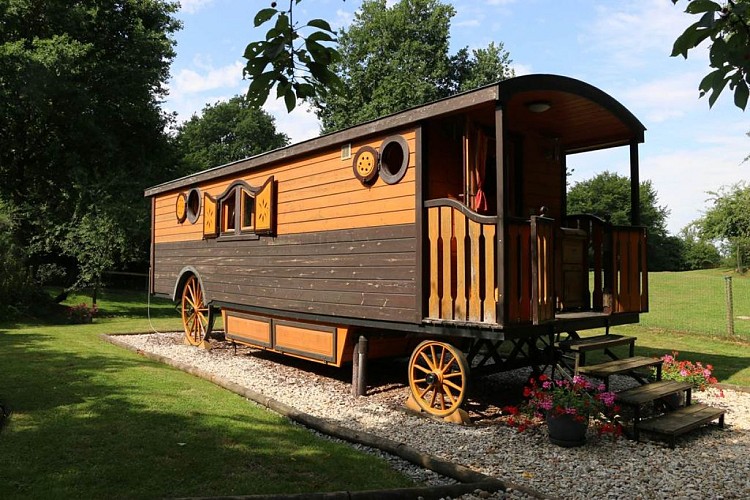 La Roulotte vue de l'extérieur