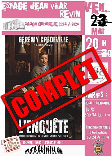 Gérémy Crédeville :L'Enquête