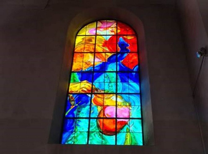 Vitrail : Le Baptême