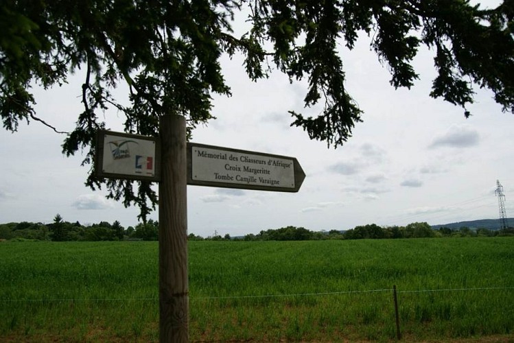 La Croix Margueritte et tombe de Camille Varaigne