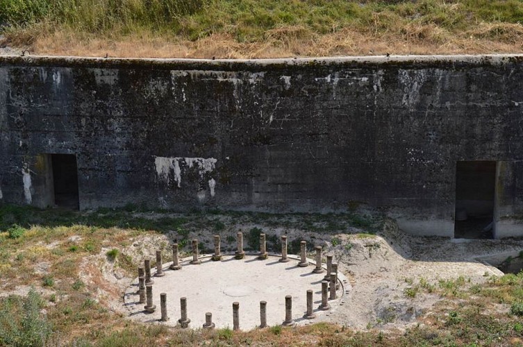 Vestiges du canon de marine allemand