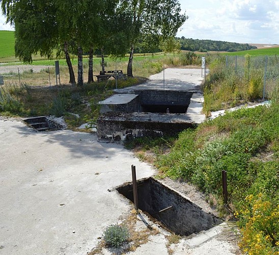 Vestiges du canon de marine allemand