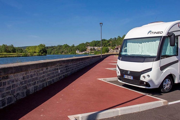 Aire de camping car de Givet