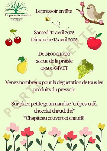 Le pressoir d'antan en fête